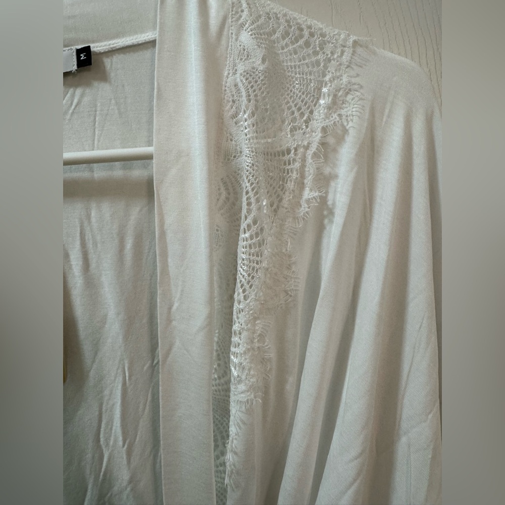 Cosabella Sicilia Lace Sleeve Robe M - Picture 7 of 9